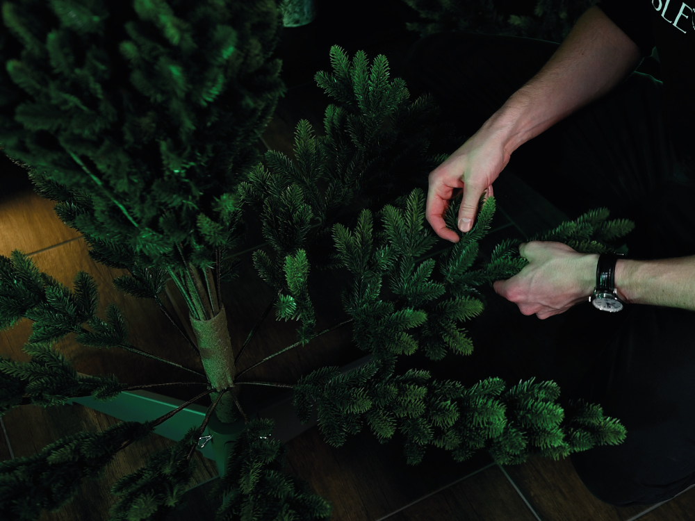 Biegen der Artitree Äste