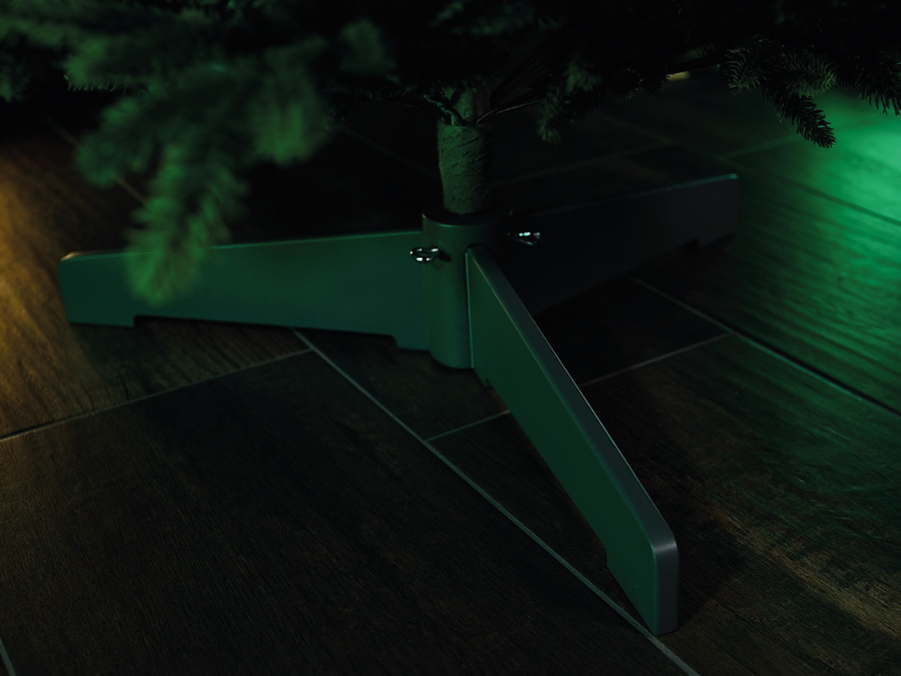 FSC-Holzständer fotografiert