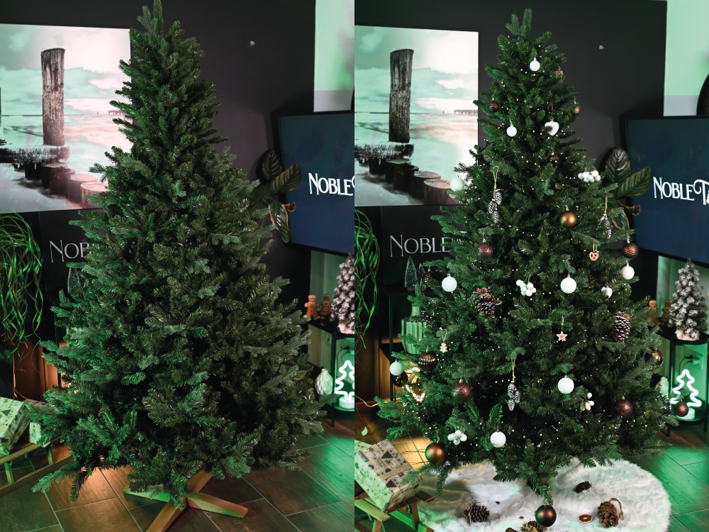 Merrytree Saellskap Test: Ungeschmückt vs. geschmückt