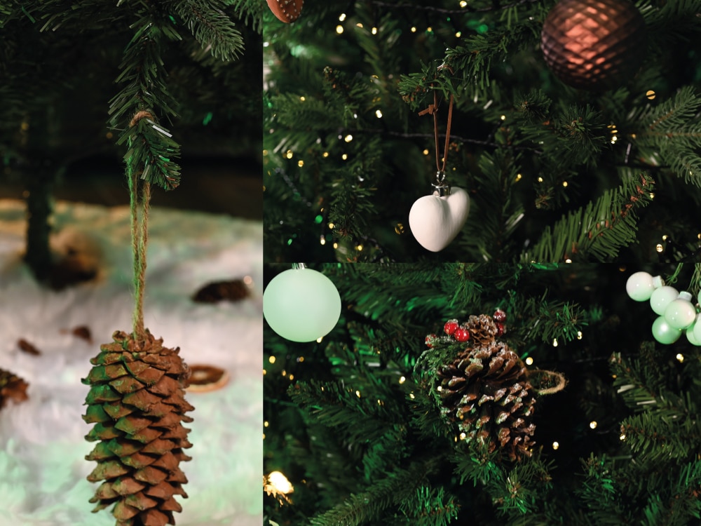 Schmückbarkeit: Schmuck mit verschiedenen Gewichten angebracht