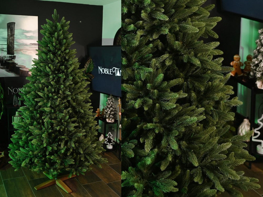 Dichtes Tannenkleid ungeschmueckt